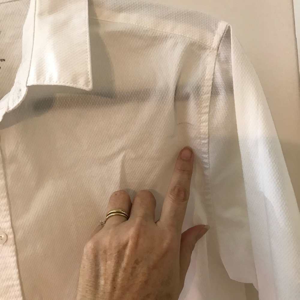 ✨✨5/$10✨✨ Wonder Nation Boys Kids White Long Sleeve Button Down Shirt XXL (18) - Picture 8 of 8